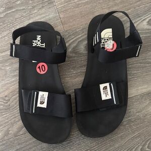 The North Face Kids Black Strap Sandals